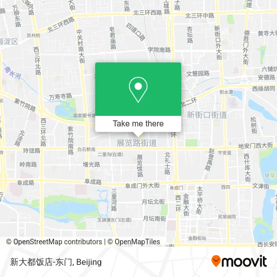 新大都饭店-东门 map