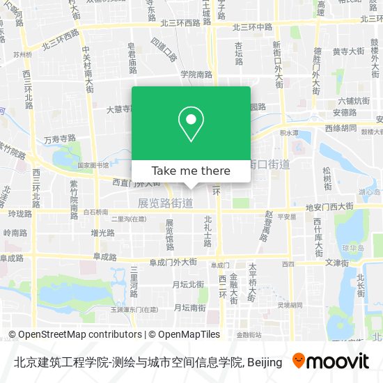 北京建筑工程学院-测绘与城市空间信息学院 map