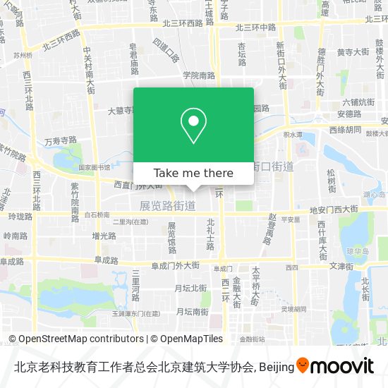 北京老科技教育工作者总会北京建筑大学协会 map