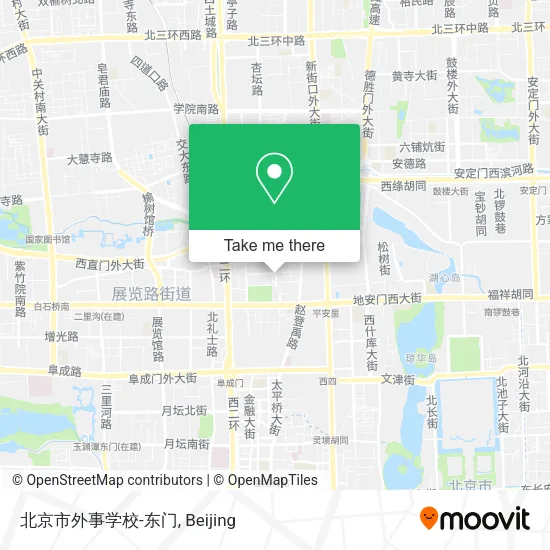 北京市外事学校-东门 map