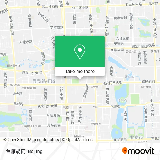 鱼雁胡同 map