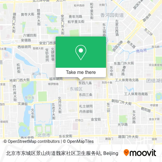 北京市东城区景山街道魏家社区卫生服务站 map