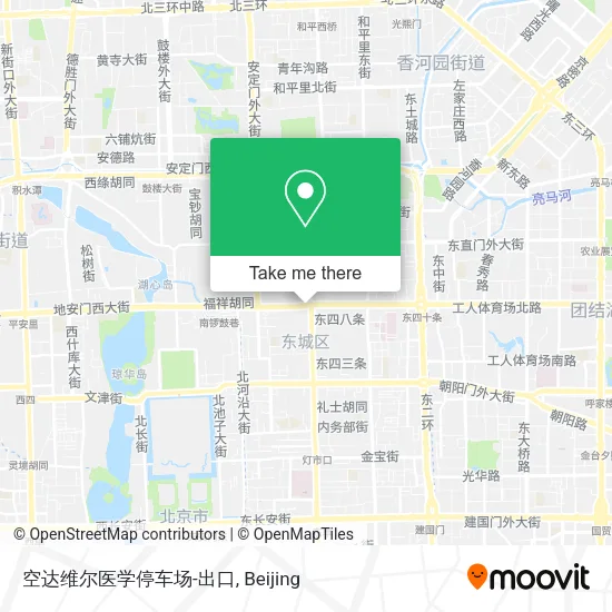 空达维尔医学停车场-出口 map