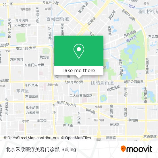 北京禾欣医疗美容门诊部 map