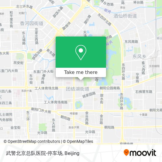 武警北京总队医院-停车场 map