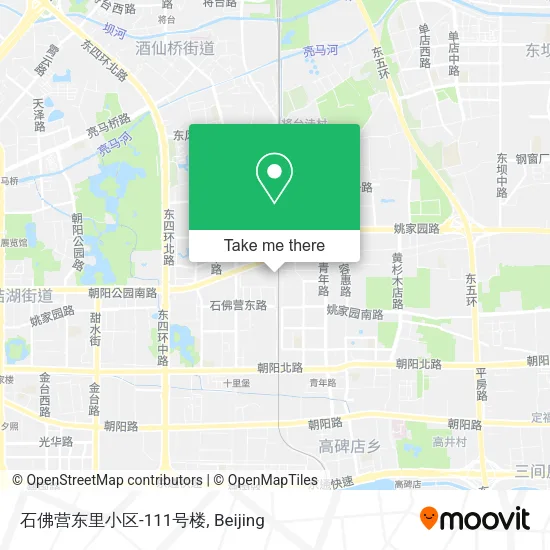 石佛营东里小区-111号楼 map