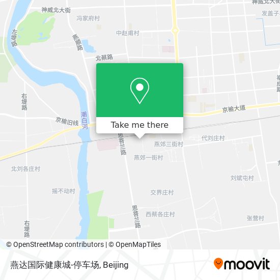 燕达国际健康城-停车场 map