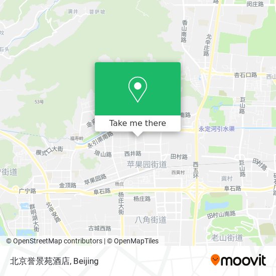 北京誉景苑酒店 map