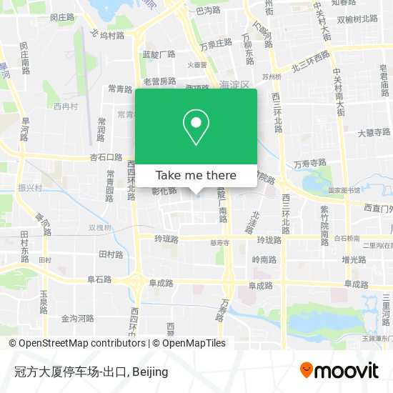 冠方大厦停车场-出口 map
