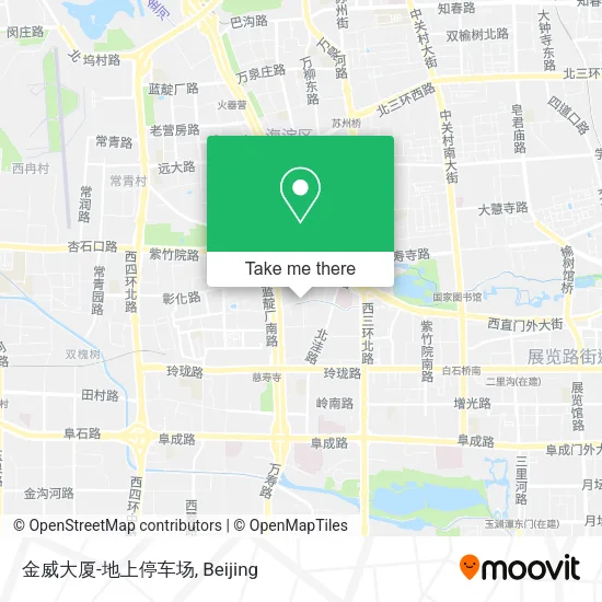金威大厦-地上停车场 map
