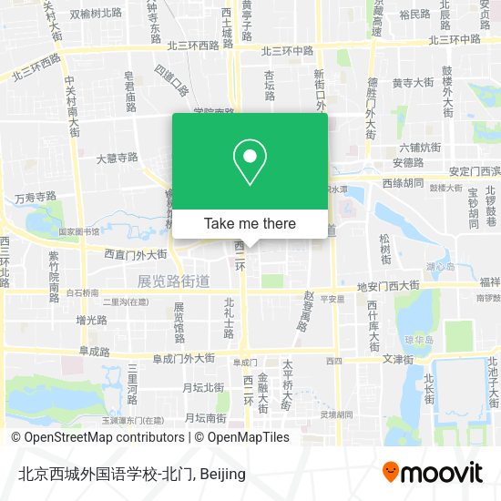 北京西城外国语学校-北门 map