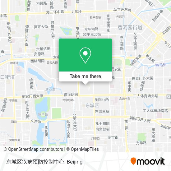 东城区疾病预防控制中心 map