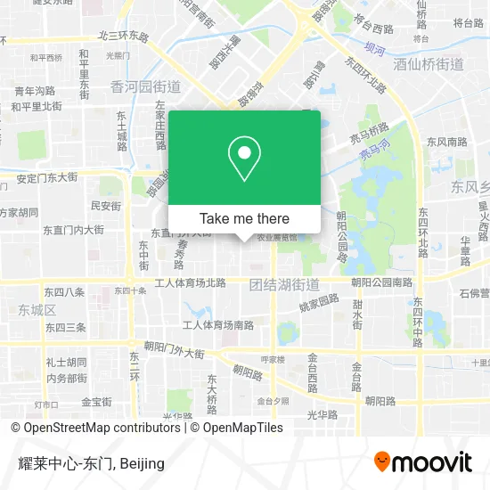 耀莱中心-东门 map