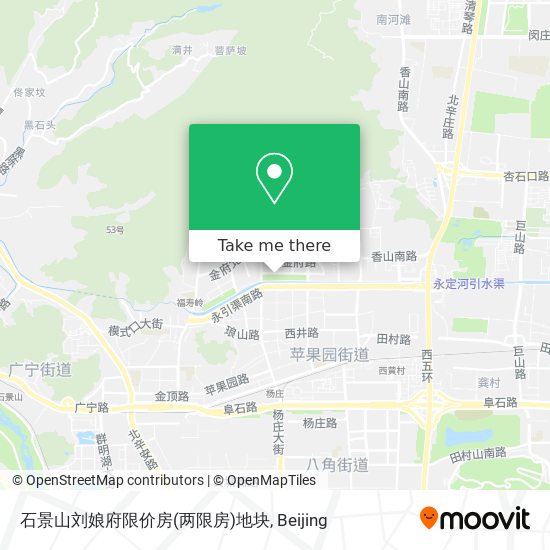 石景山刘娘府限价房(两限房)地块 map