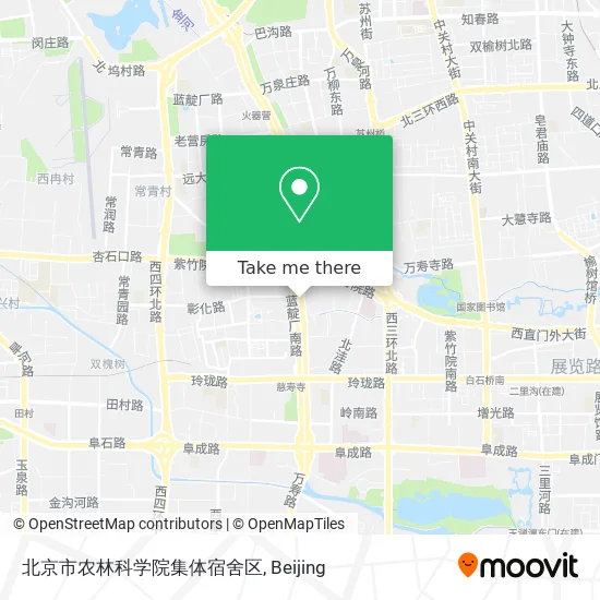 北京市农林科学院集体宿舍区 map