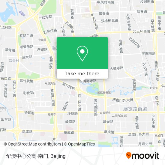 华澳中心公寓-南门 map