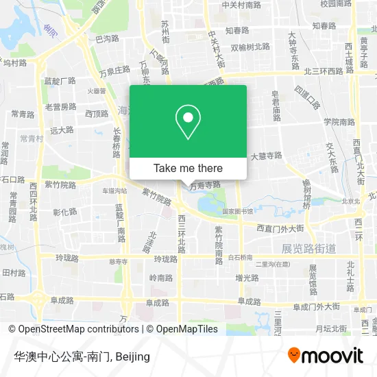 华澳中心公寓-南门 map