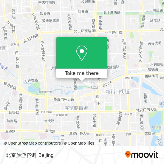 北京旅游咨询 map