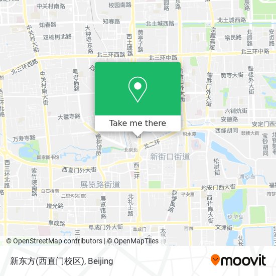 新东方(西直门校区) map