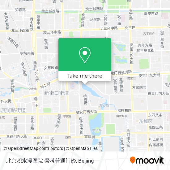 北京积水潭医院-骨科普通门诊 map