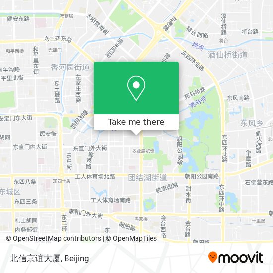 北信京谊大厦 map