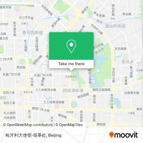 匈牙利大使馆-领事处 map