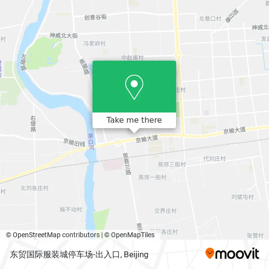 东贸国际服装城停车场-出入口 map
