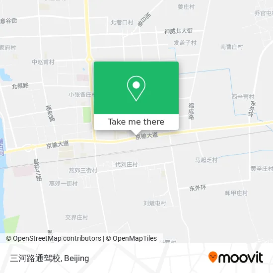 三河路通驾校 map