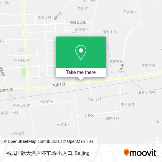 福成国际大酒店停车场-出入口 map