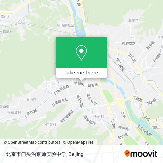 北京市门头沟京师实验中学 map
