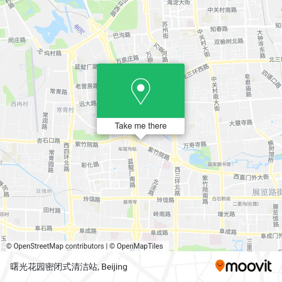 曙光花园密闭式清洁站 map