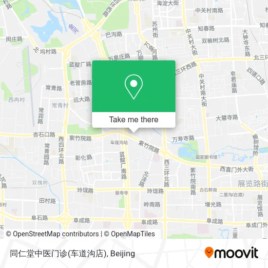 同仁堂中医门诊(车道沟店) map