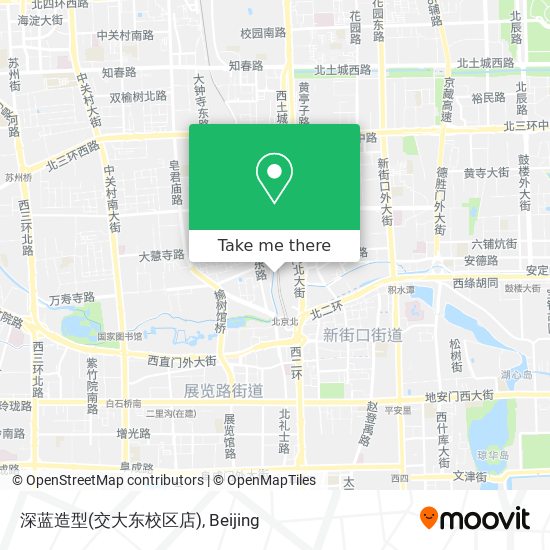 深蓝造型(交大东校区店) map