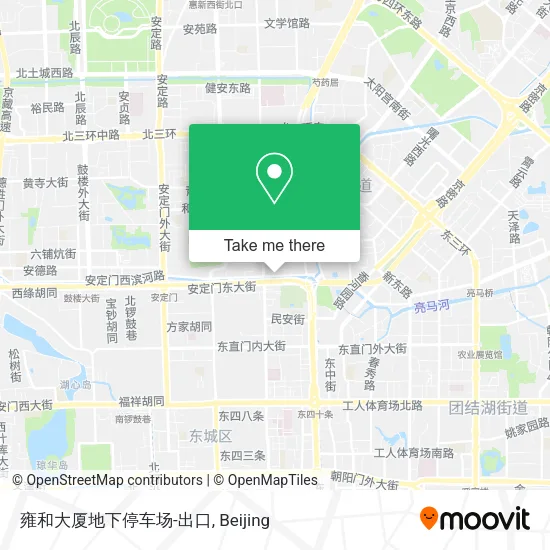 雍和大厦地下停车场-出口 map