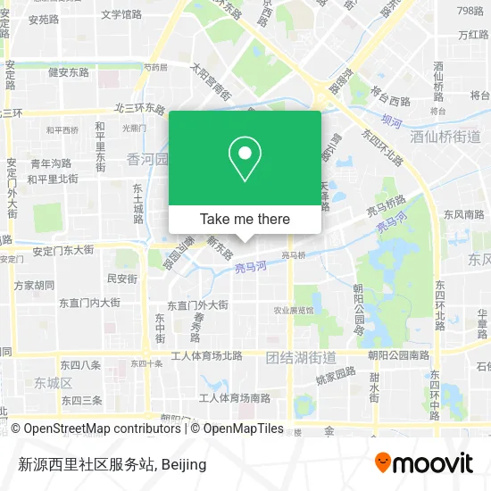 新源西里社区服务站 map