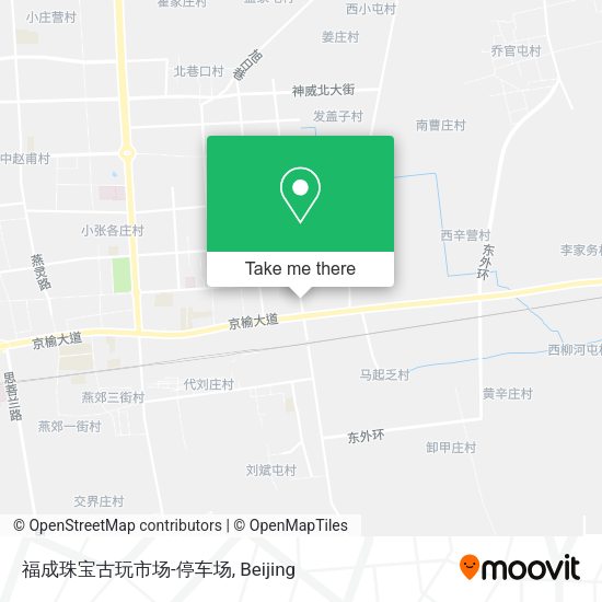 福成珠宝古玩市场-停车场 map