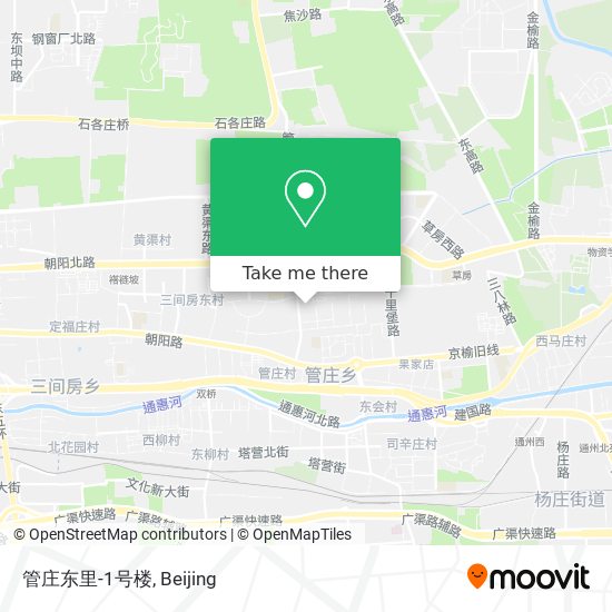 管庄东里-1号楼 map
