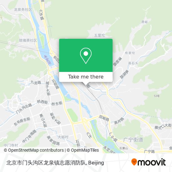 北京市门头沟区龙泉镇志愿消防队 map