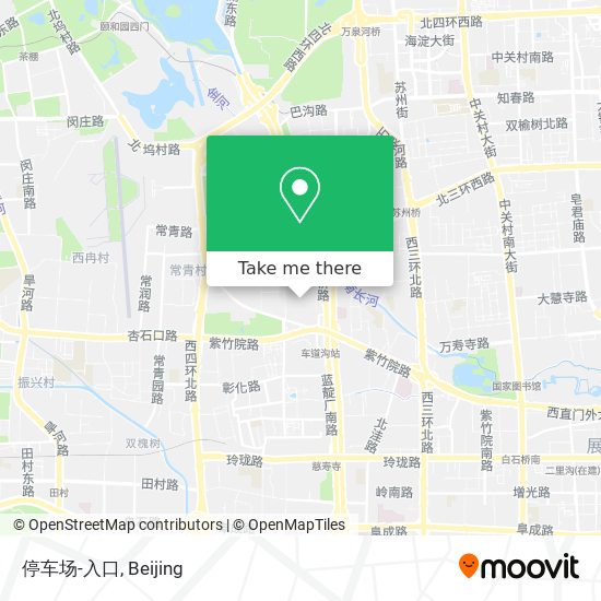 停车场-入口 map