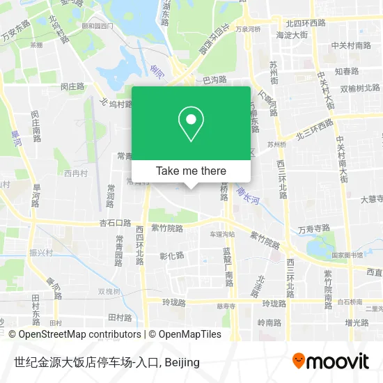 世纪金源大饭店停车场-入口 map