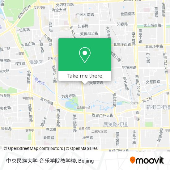 中央民族大学-音乐学院教学楼 map