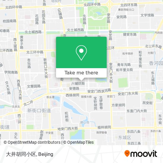 大井胡同小区 map