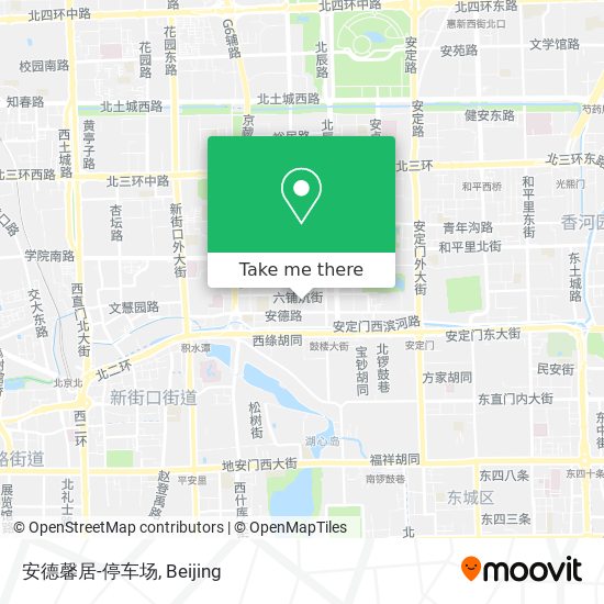 安德馨居-停车场 map
