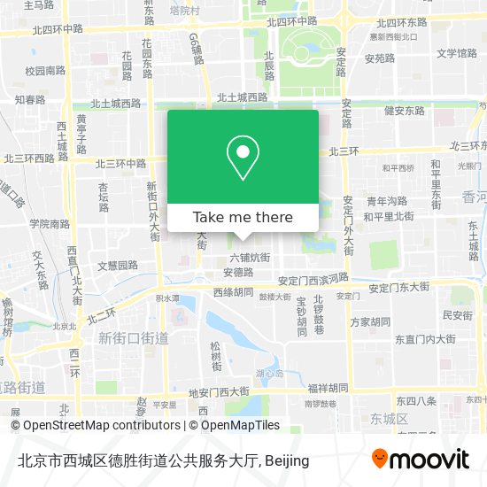 北京市西城区德胜街道公共服务大厅 map