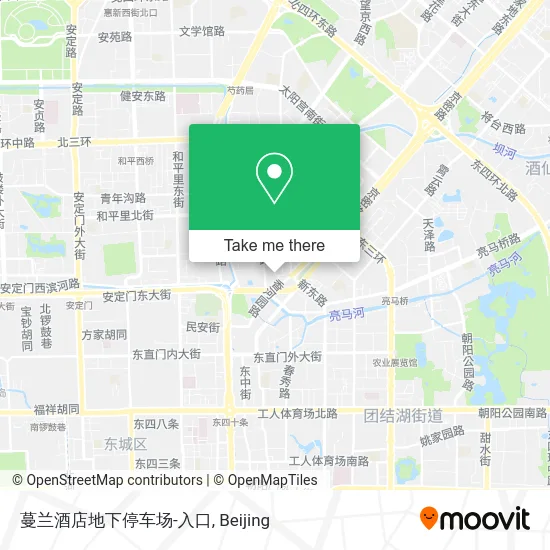蔓兰酒店地下停车场-入口 map