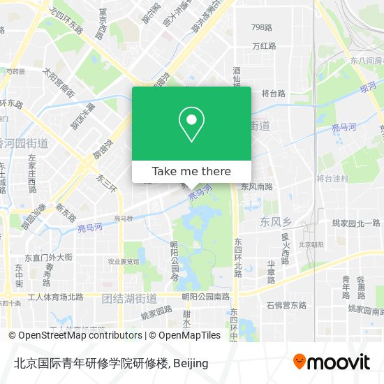 北京国际青年研修学院研修楼 map