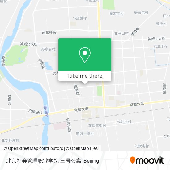北京社会管理职业学院-三号公寓 map