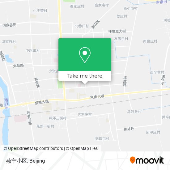 燕宁小区 map