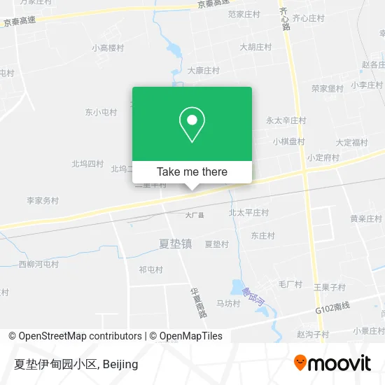 夏垫伊甸园小区 map