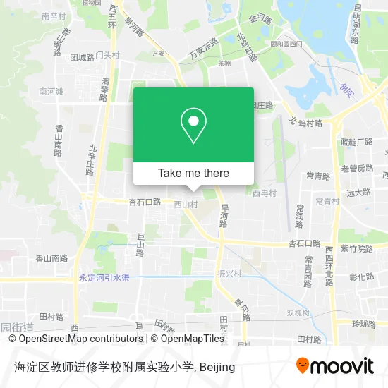 海淀区教师进修学校附属实验小学 map